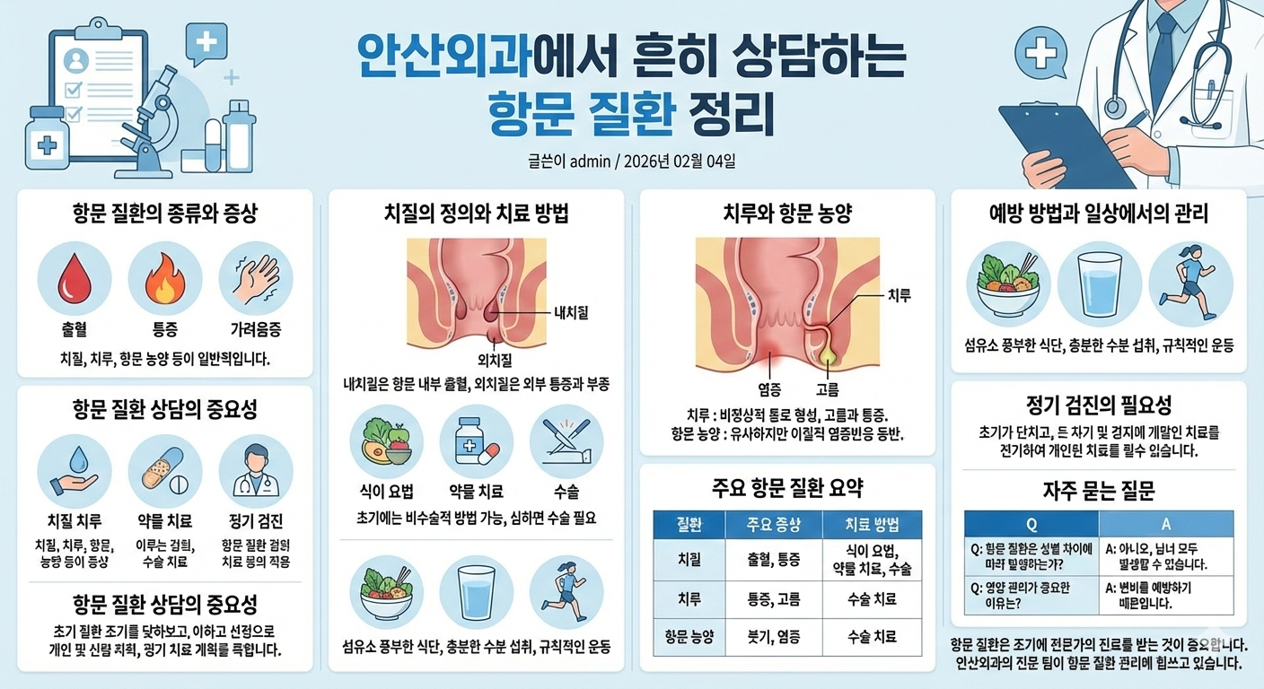 항문질환 정리